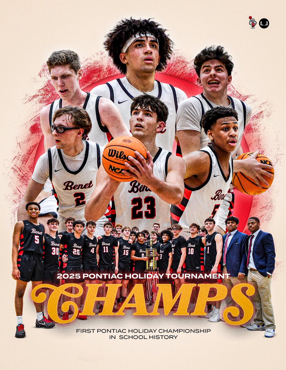BenetHoops's tweet image. Your 2025 Pontiac Holiday Tournament Champions!! 🏆 #REDWINGNATION
