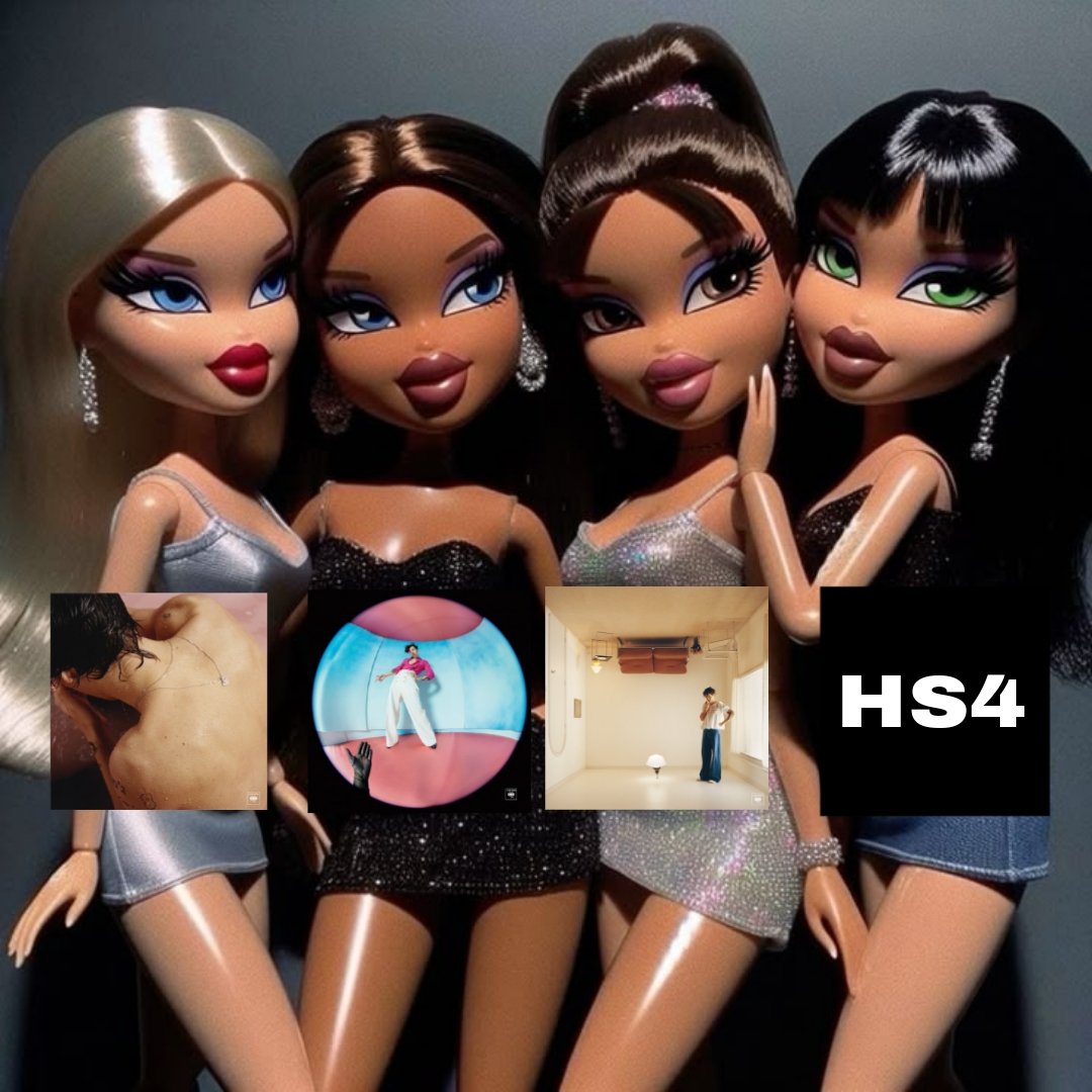 goldenrryhrry's tweet image. four baddies