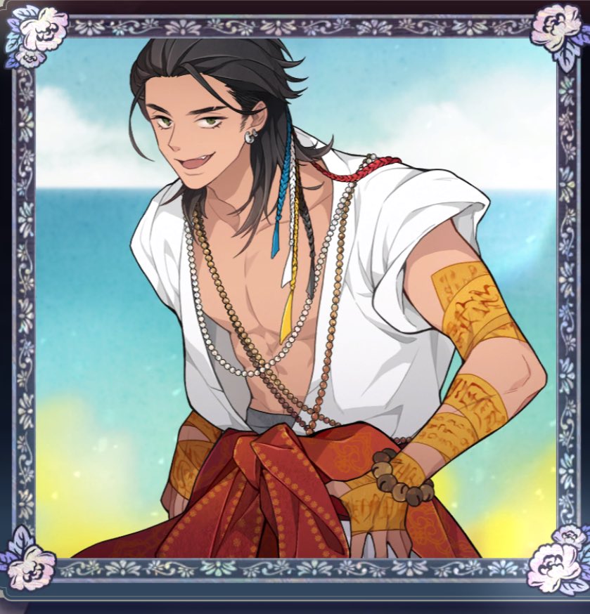 귀여워........,..
머리장식때문에 괜히 설이오빠같음
허리와 목을 조심하렴 송곳니 부적청년