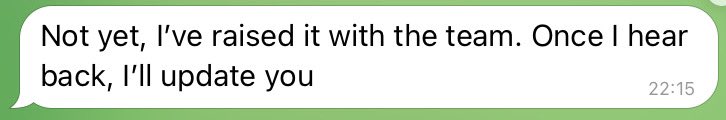 Update for the Lunc Community! 

Got a surprise incoming – a major DEX hasn't listed us yet, but I just got this direct message from their CEO:

"Not yet, I've raised it with the team. Once I hear back, I'll update you"

They're actively discussing us internally. Listing