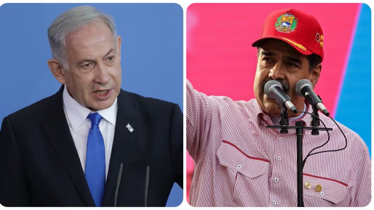 eduardomenoni's tweet image. 🇮🇱🇻🇪🚨| ÚLTIMA HORA: Israel acusa al tirano Maduro de liderar un régimen terrorista respaldado por Irán, utilizando a Venezuela como plataforma para el narcotráfico y el lavado de dinero de redes terroristas de Hizbulá.🔥