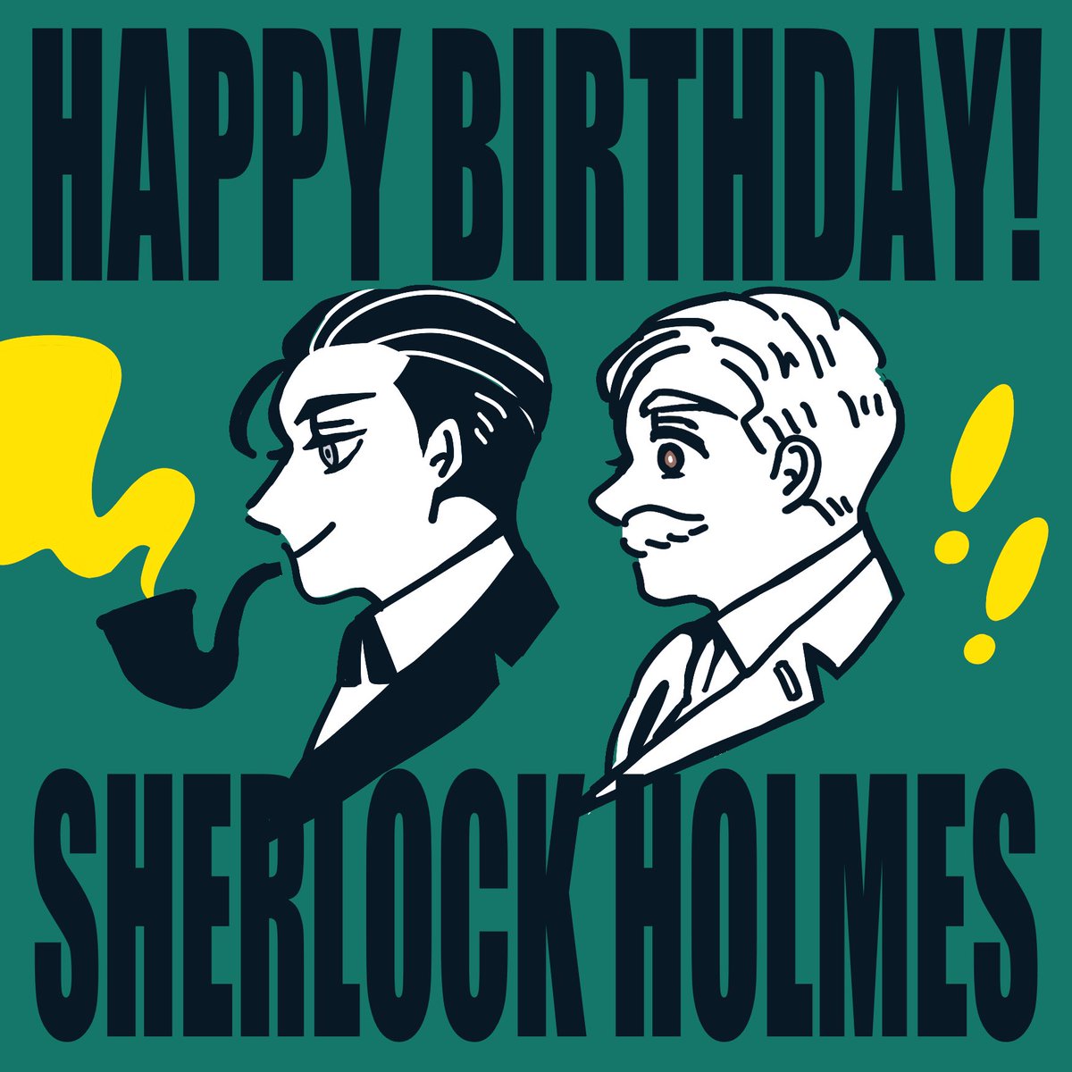 ホームズさんお誕生日おめでとうございます〜〜🥳👏