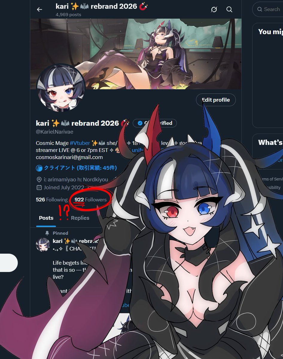 KarielNarivae's tweet image. y’all blew me past 900, thanks so much! ❤️💙

if you’d like to support me, my current schedule is mon, tues or wed, fri, and some weekends @ 6/7pm EST!

most recently i’ve been playing hades, but i stream a bunch of games! planning on starting disco elysium and persona 5 royal 🎮