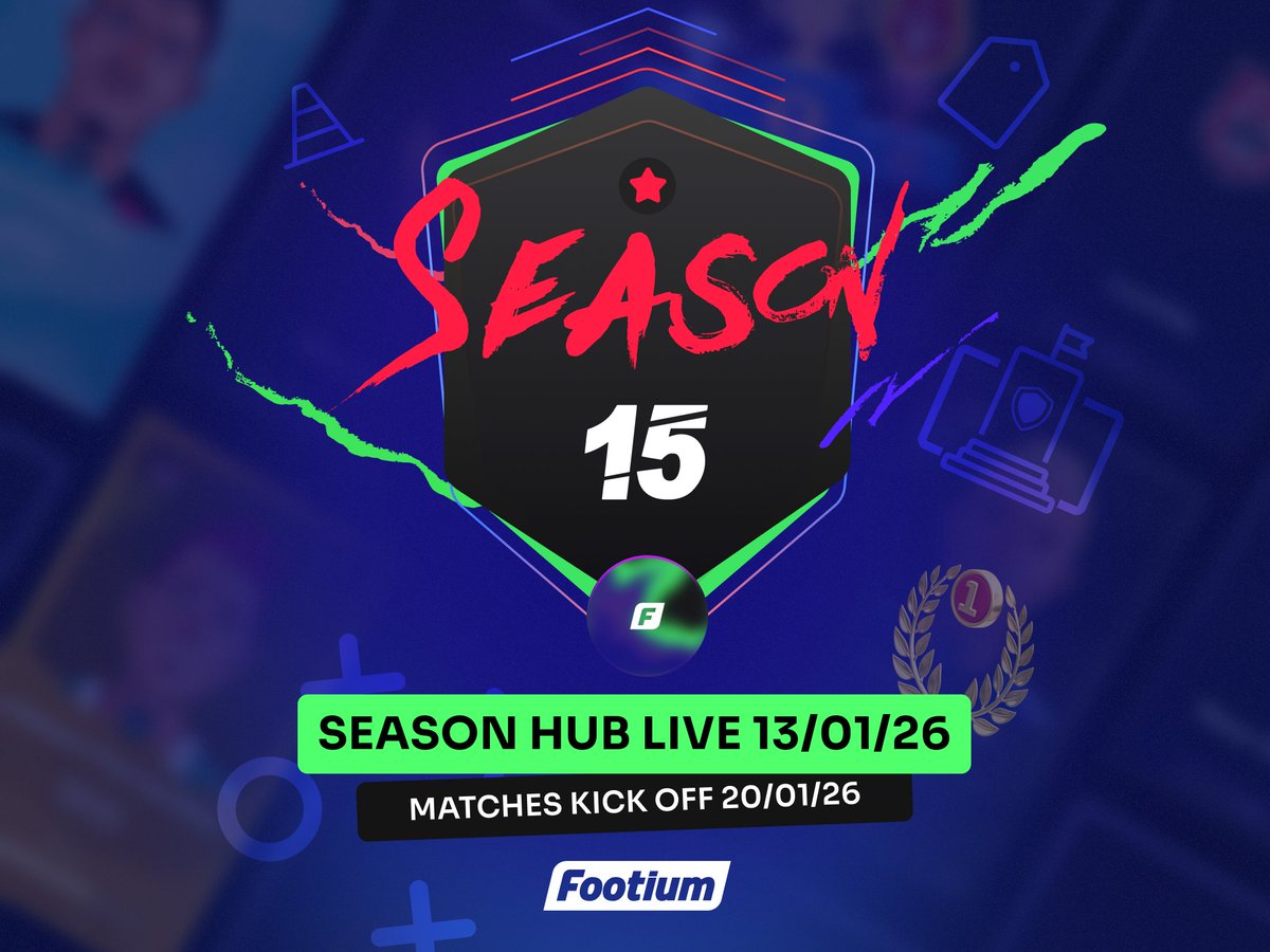 Season 15 is coming ⚽️

🗓️ Pre-season: 13 January
🏁 First matches: 20 January

Building on a big run and setting things up for the year ahead 🚀

👉 footium.club/blog/season-15…