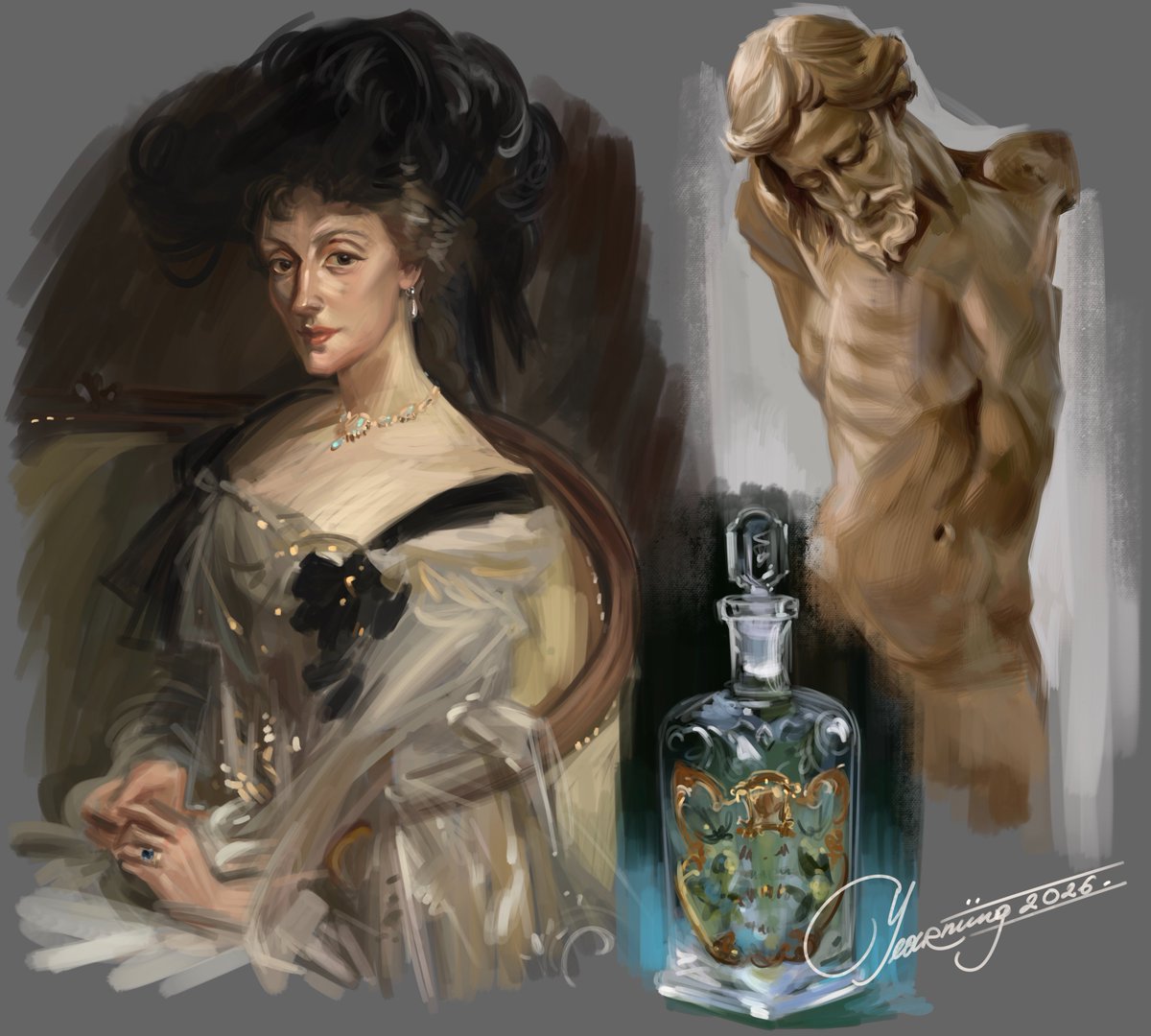 ✴ Study
Despite all the holidays, I still tried to set aside a bit of time for studies~