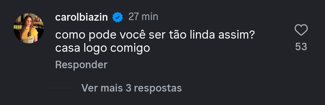 braz_sgz's tweet photo. imagina ser amada pela CAROL BIAZIN https://t.co/ZdoQ6Rsrmi