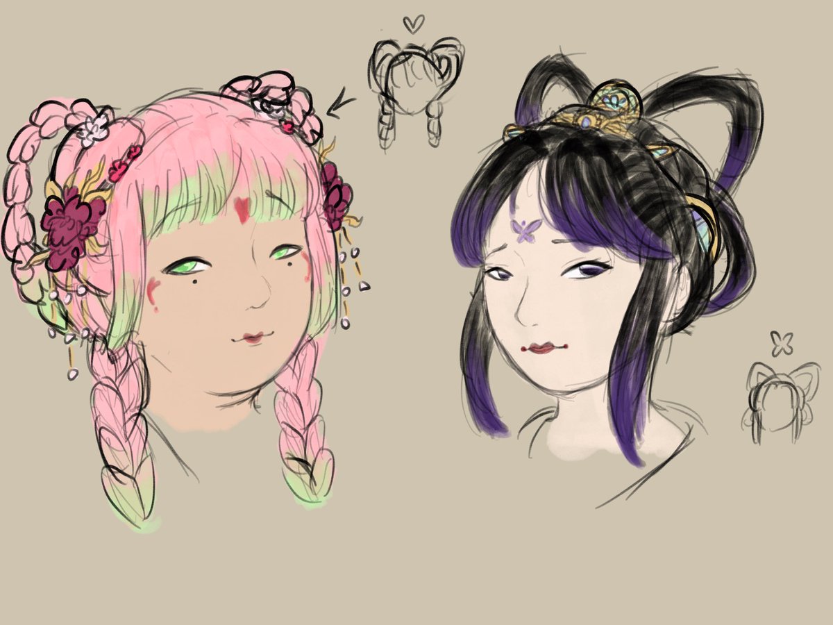 Frankie_Funked's tweet image. China AU Mitsuri and Shinobu 😋

#Shinobu #Mitsuri