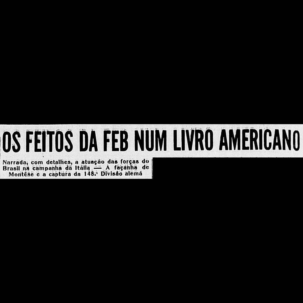 sentandoapua's tweet photo. Notícias da 2ª Guerra: 05JAN1946-Os feitos da FEB num livro americano https://t.co/Y74gwsUQaR
#JAN46 #ANoite #EUA #livro #80anos @exercitooficial @feb_brasil https://t.co/1gsn4ONv98