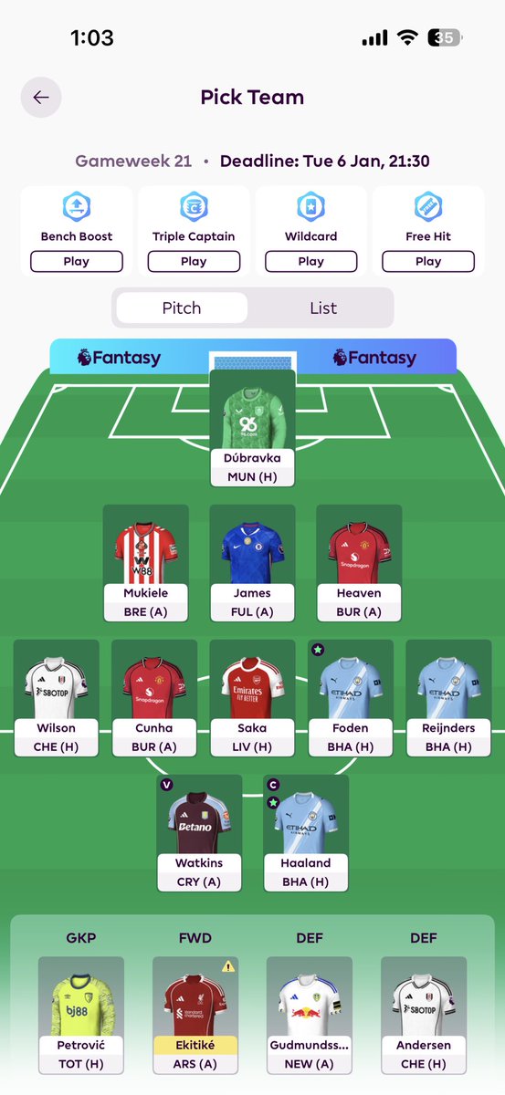 random_user91's tweet photo. @GameweekGuru benching order? https://t.co/ENWeBPi5GY