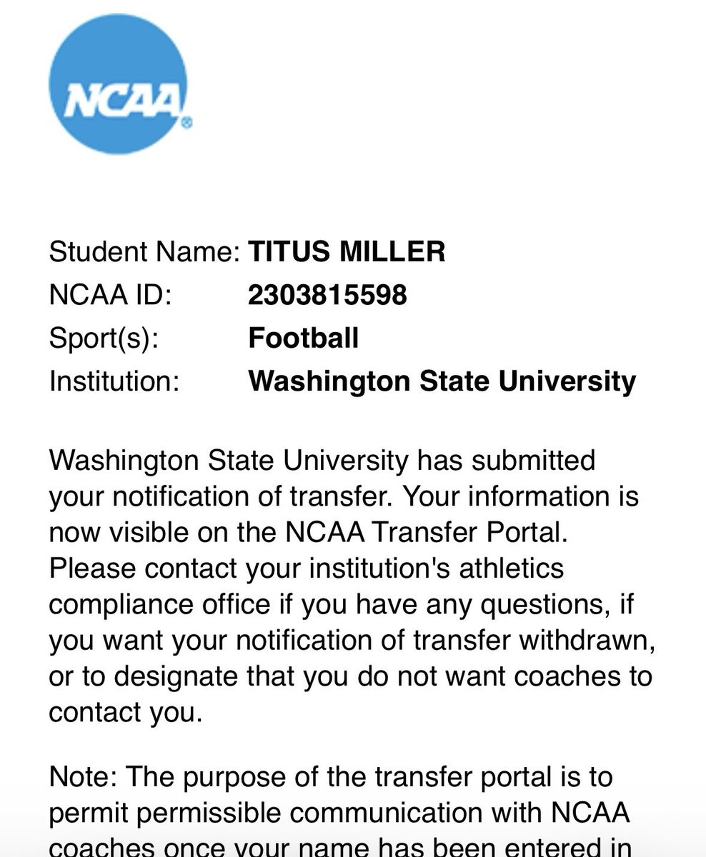 Officially in the portal