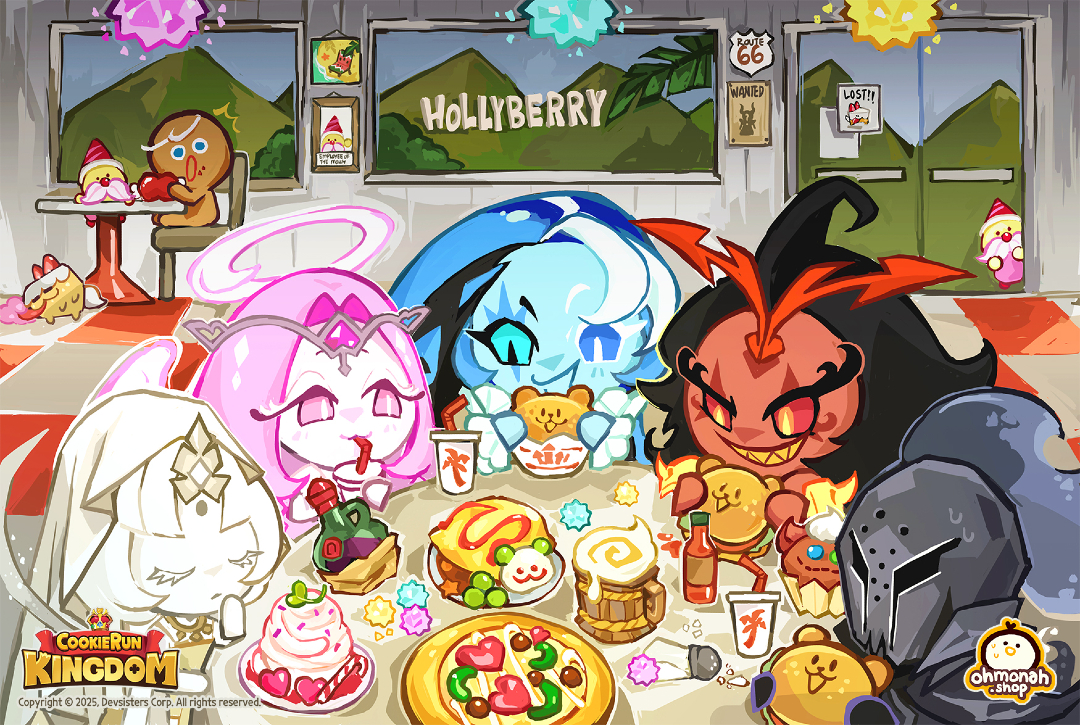 ohmonah's tweet image. Exclusive CookieRun Kingdom Print available at #AnimeImpulseLA2026, at the CookieRun booth! Had the incredible opportunity to make an illustration piece for this event! 

This print will be signed by all of the Beast Cookie voice actors~ 
Check out the CookieRun booth at the…