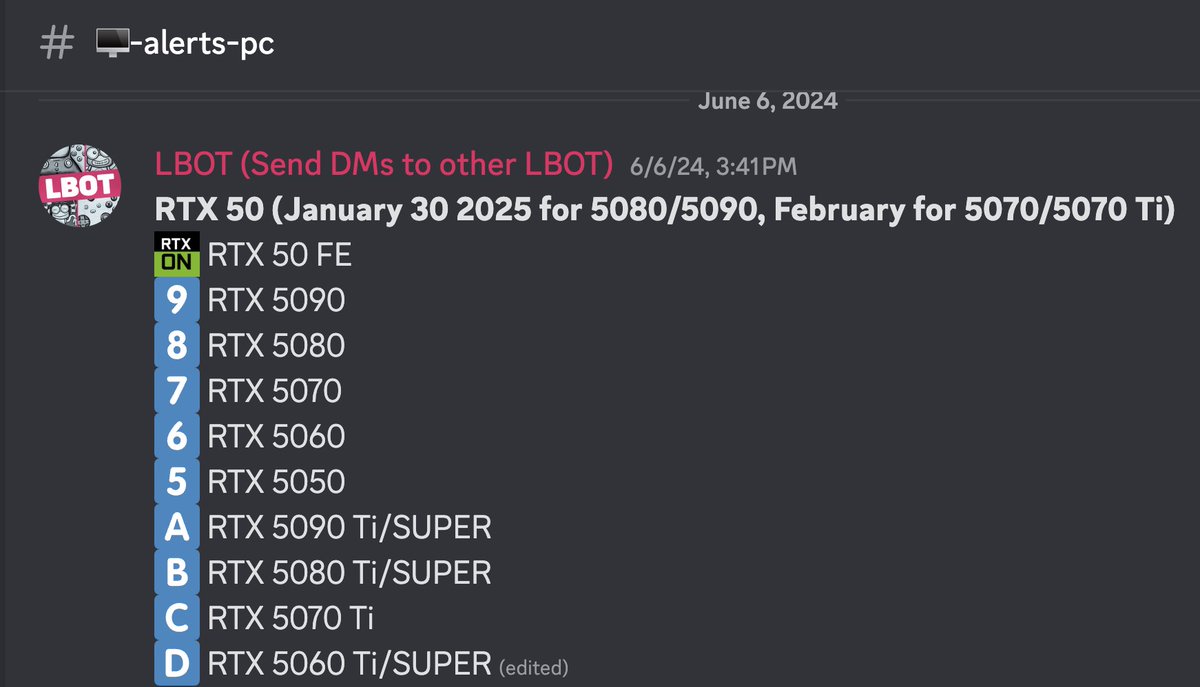 RTX 50/RX 90 📢 - New GPU/CPU + Price Drop alerts tweet media