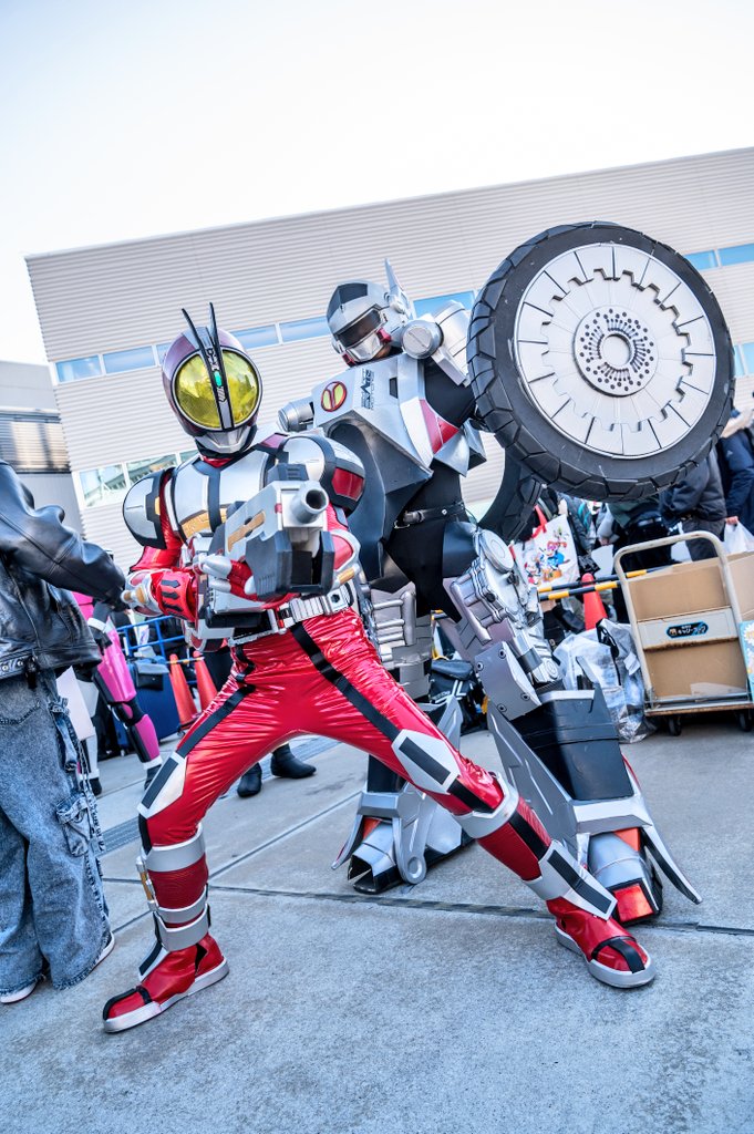 taro_rider's tweet image. 年末におーがさん @guy_ferd にコスプレを撮ってもらうことで年を越せる。