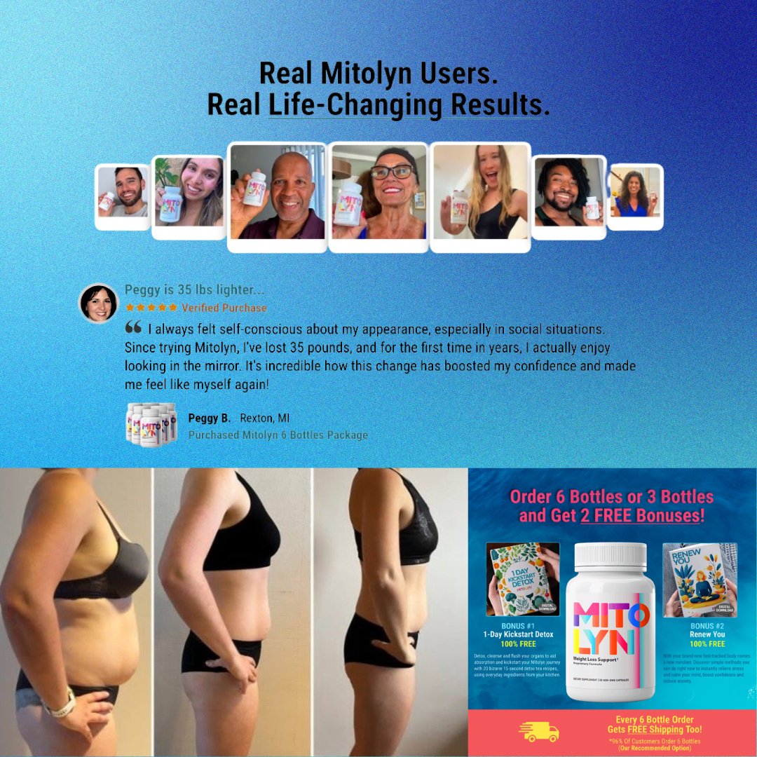 b5harmony's tweet photo. 🚨Transform your weight loss journey with Mitolyn!
Order 6 or 3 bottles and claim your 2 FREE bonuses:
1️⃣ Day Kickstart Detox
2️⃣ Renew You 
🚚 FREE shipping on 6-bottle orders!
👇Click the link and join the 96% who choose 6 bottles for maximum results!
[https://t.co/DspfD2njIi] https://t.co/QEUDBEPw4z