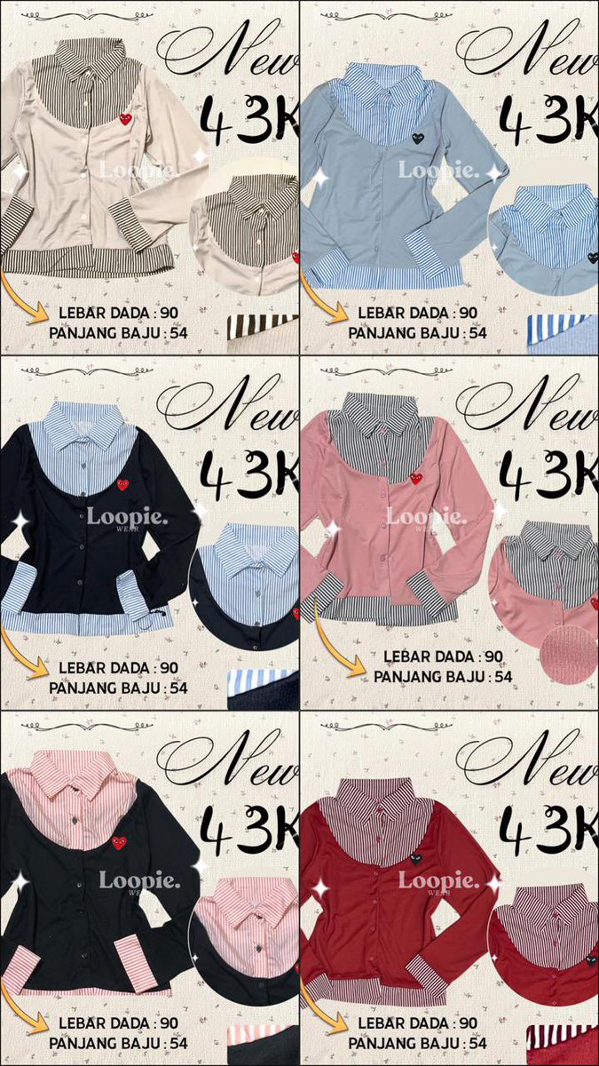 poyocloset's tweet image. MASIH AVAIL SEMUA YA KA🚨🚨🚨🚨