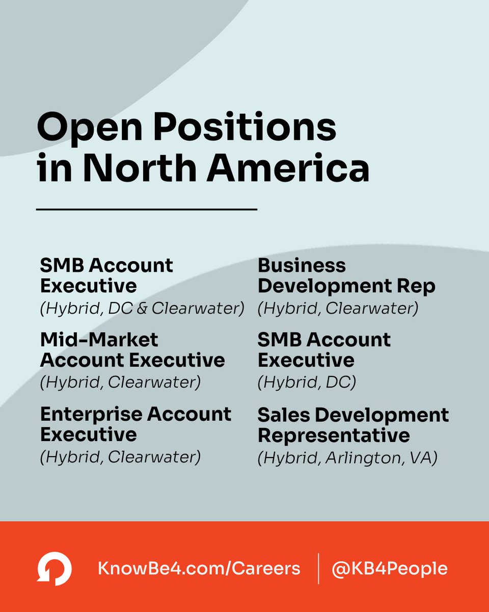 KnowBe4 People tweet media