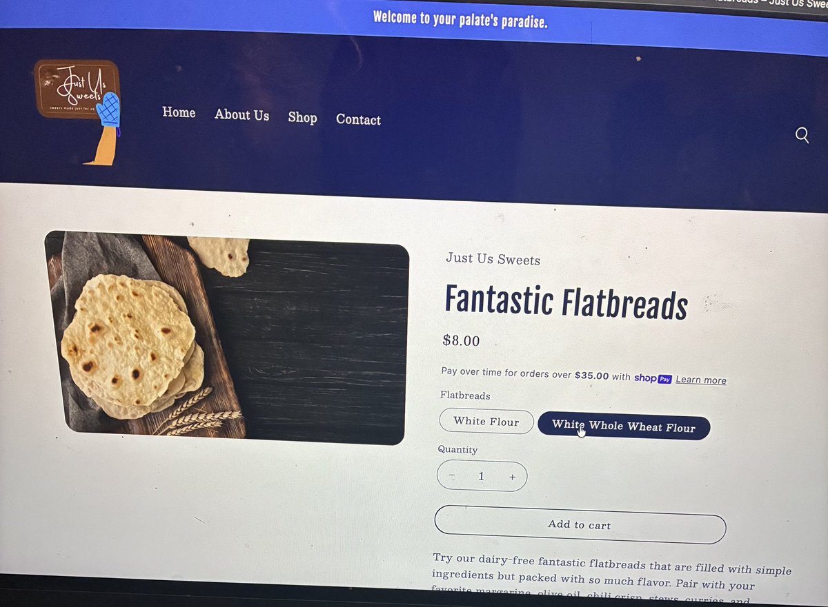 Just Us Sweets tweet media