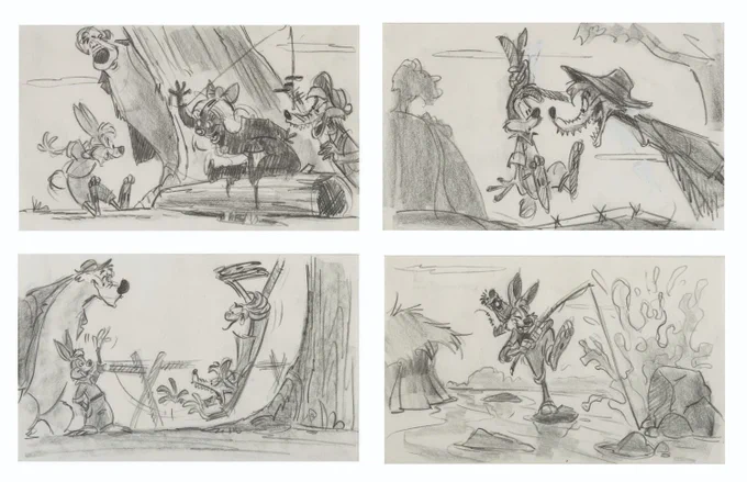 Interesting fact: There was originally going to be a Br'er Rabbit animated series that was pitched (presumably) in the early 2000s by Robert Taylor. 