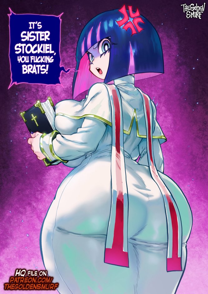 TheGoldenSmurf's tweet image. Sister Stockiel (from Panty &amp;amp; Stocking) 

What did they call her again?