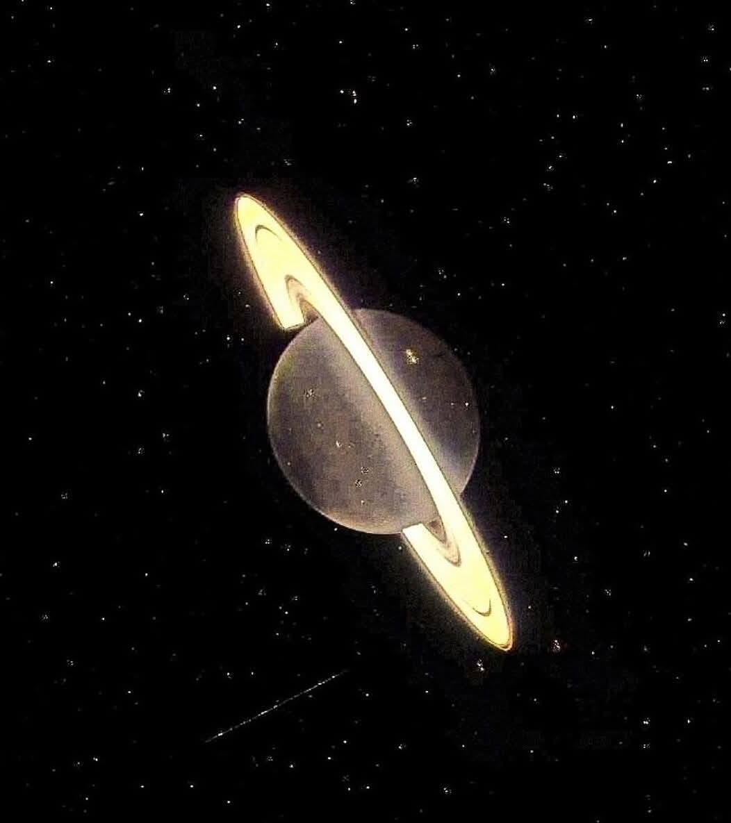 MAstronomers's tweet image. 'Golden Saturn' taken by James Webb Telescope