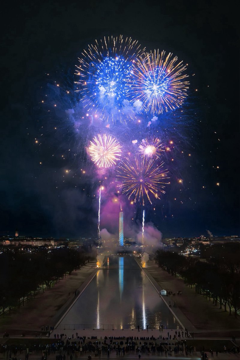 Tonight the National Mall will be lit up again as we continue celebrating the greatest nation in the world 🇺🇸