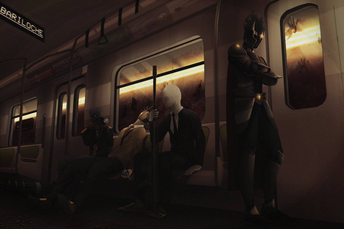 Viajando a Bariloche en un Subte??