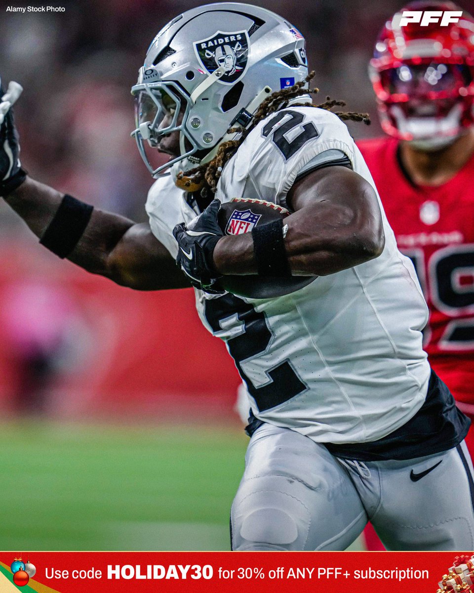 PFF_Fantasy's tweet image. Ashton Jeanty recorded 1,021 total yards after contact this season 

He had 1,321 total yards 🤯