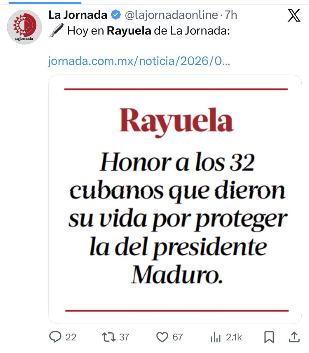 Vicente_Galvez's tweet image. La Rayuela de La Jornada al día siguiente de que murieran 13 personas por el Tren Interoceánico      ///    La Rayuela de La Jornada hoy tras la aceptación de que hay tropas cubanas en Venezuela.

Prioridades… 👇