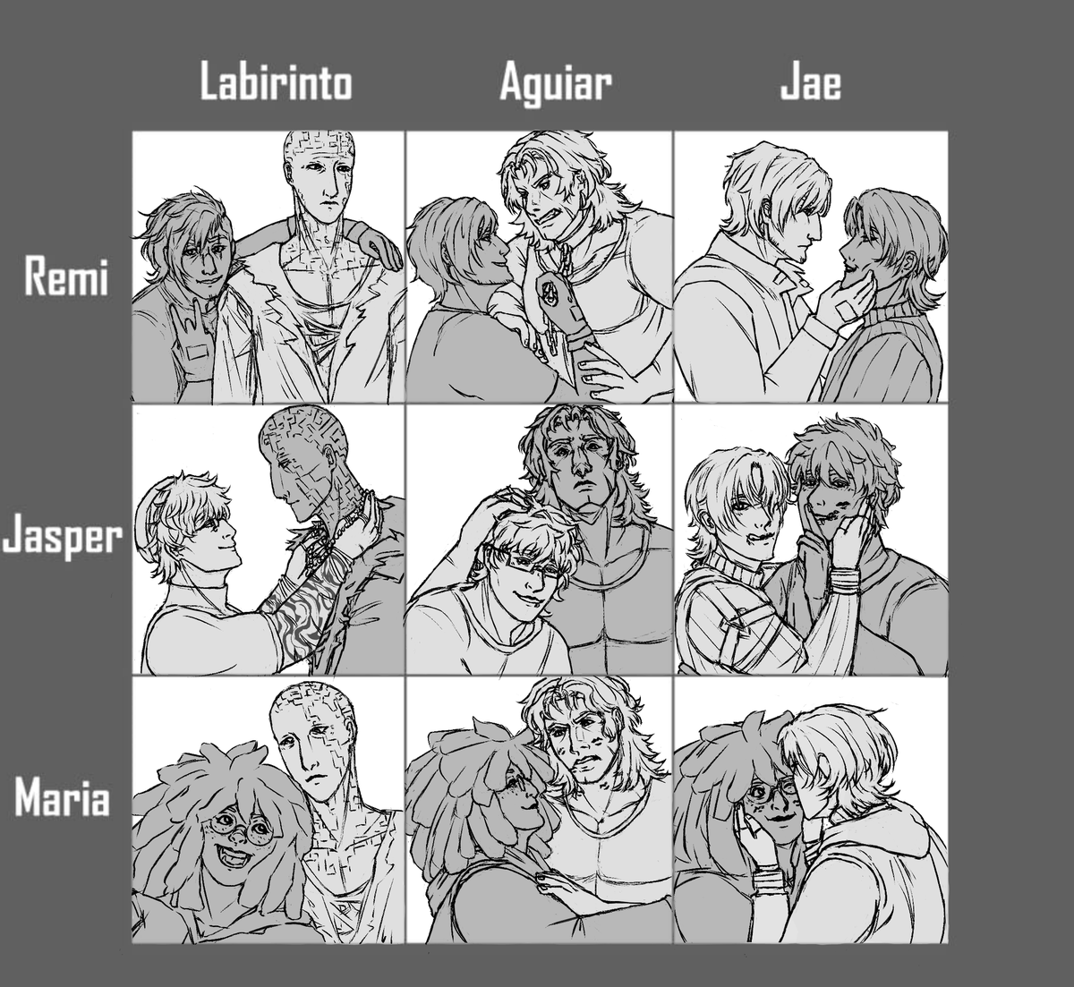 Masou4869's tweet photo. Jaebiar e mamier/maremier com a ideia e template de @brub_rv :D 

#hexatombe #ordemparanormalfanart https://t.co/yZg1ppABLF