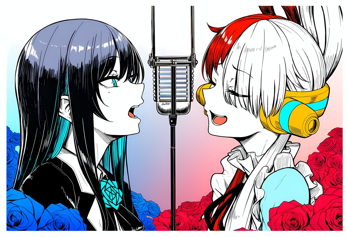 HaoAIArt's tweet photo. Not gonna lie, I knew about Ado thanks to her role voicing Uta, and I wanted to make a picture of both of them, no excuses
SFW illustration / phone wallpaper!
#ONEPIECE #Adoart #AIイラスト︎ https://t.co/FAQltn4qeV
