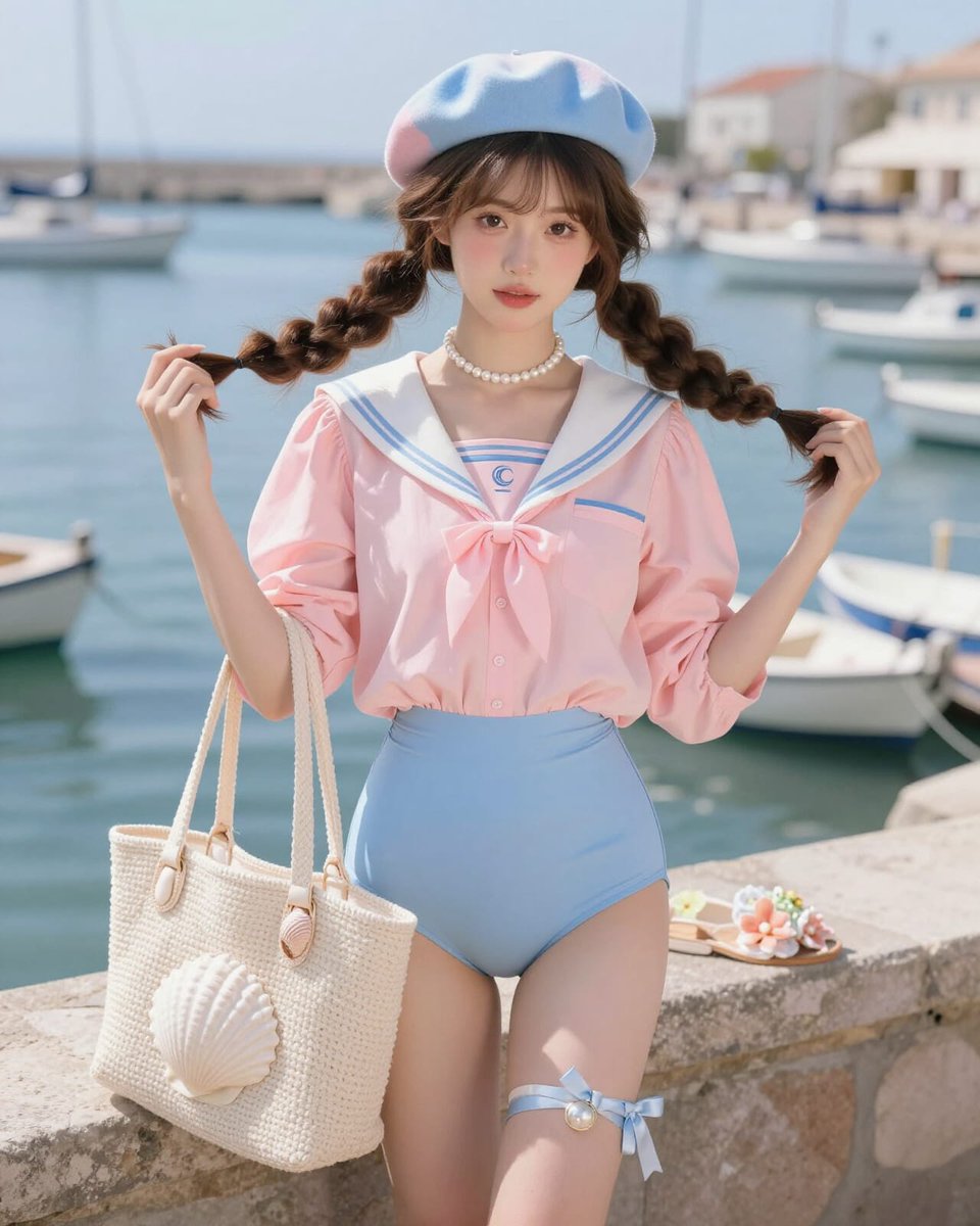 Photo by Zero2Zed Gaming & random_art_ai Waterfront Pastel
Site - https://t.co/gnl6vJ3PoB
Model - Z-Image Turbo
Resolution - High
Aspect Ratio - 4:5
#PastelFashion #SailorStyle #CoastalVibes #HarborLook #SpringOutfit #AnimeAesthetic #SeasideStyle #CuteAccessories #BraidedHair #ShellBag #art #aiart https://t.co/8u9vBePXBC