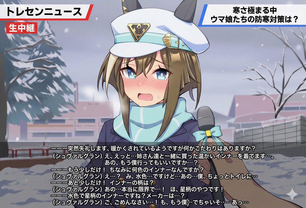 drink_infinity's tweet image. 1月6日
朝のトレセンニュースのお時間です（1/2）