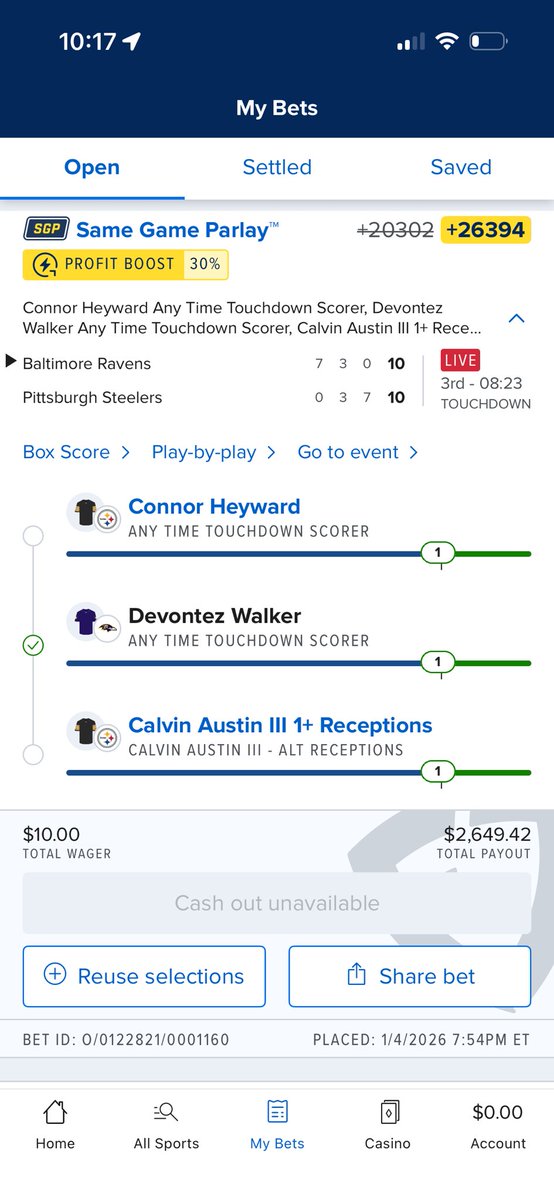 One of my craziest smacks yet <a href="/FDSportsbook/">FanDuel Sportsbook</a> #Gambling𝕏