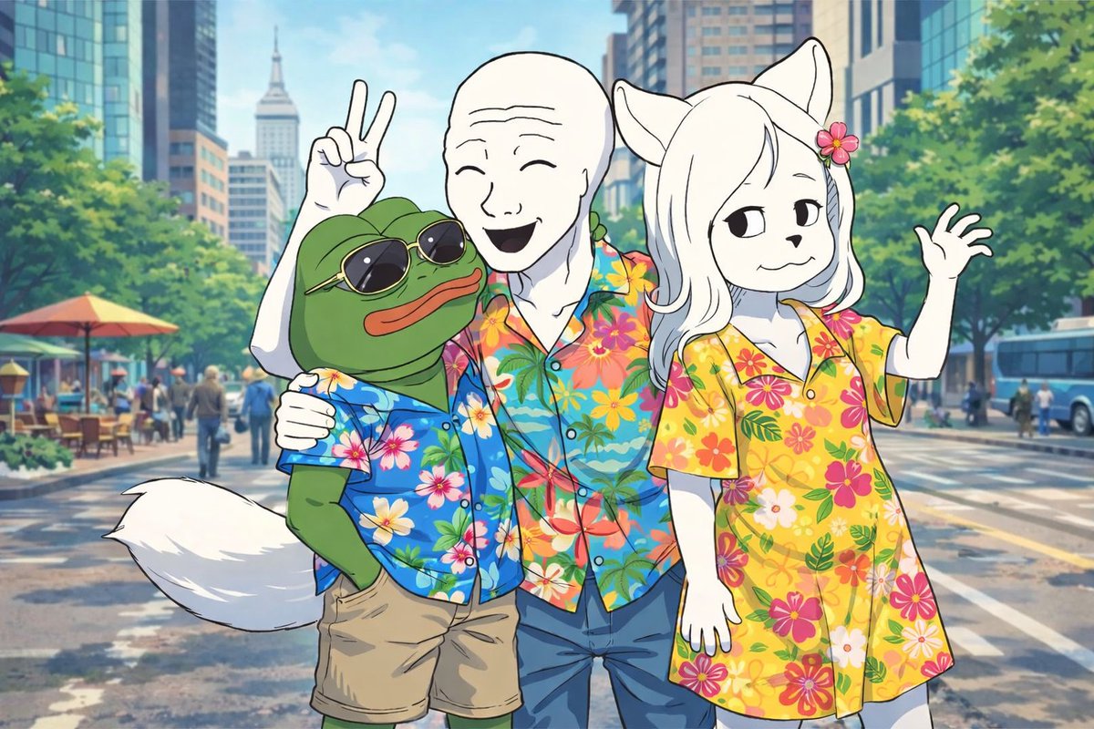 GleGleREAL's tweet image. good times with good friends.

$Pepe
$Wojak
$GleGle