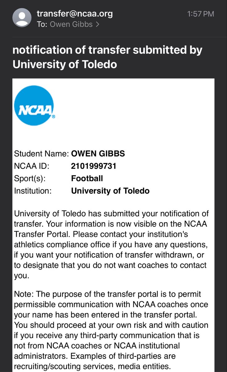 Gibbs_OwenP's tweet photo. Versatile Linebacker 
6’0” 220lbs 
Transfer Portal: 1 Year of Eligibility
Cell: 419-466-3768 https://t.co/QspdDsZR4d
