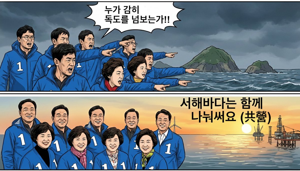 우리나라 바다를 중국에 팔아먹음