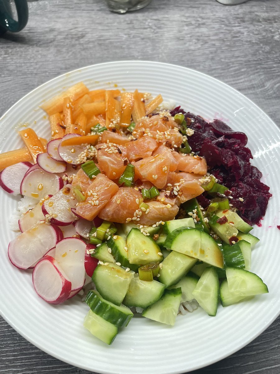 Hehe homemade big pokebowl