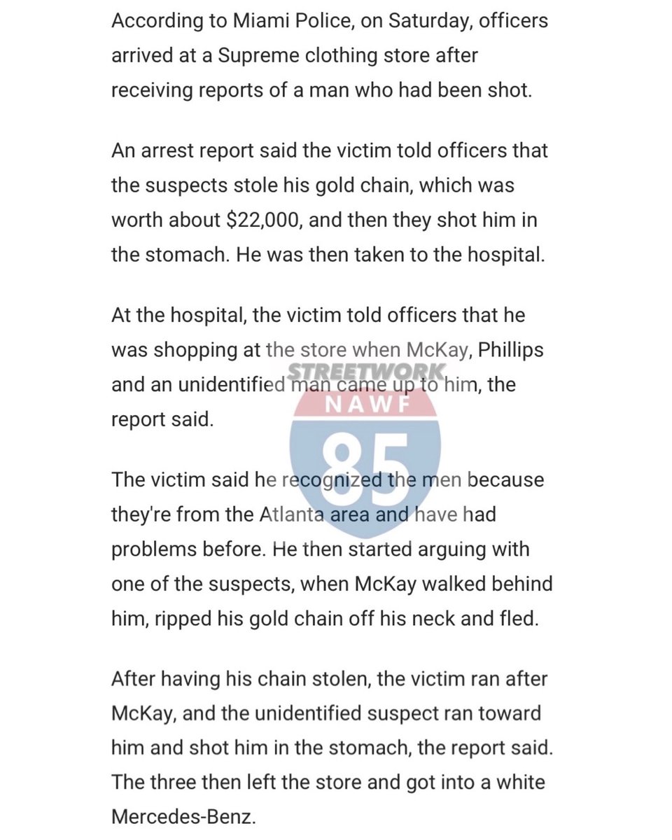 Streetwork85N's tweet image. Lil dre6o granted $7500 bail in court today; Miami police confirm Deko informed them on the incident from his hospital bed, said he recognized dre6o nem cause they’re from Atlanta &amp;amp; that they snatched his chain from his neck