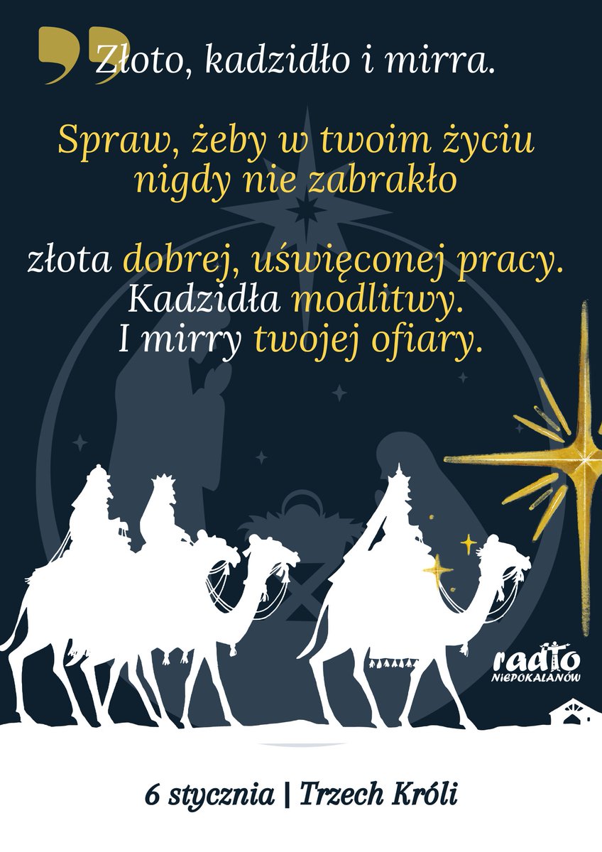 6 stycznia - Święto Objawienia Pańskiego, zwane świętem Trzech Króli. Jest to jedno z trzech największych świąt, obok Bożego Narodzenia i Wielkanocy, w którym czcimy objawienie się Boga człowiekowi.

Poniższy cyt. za: F. Rancan "Wyznania Matki Bożej"