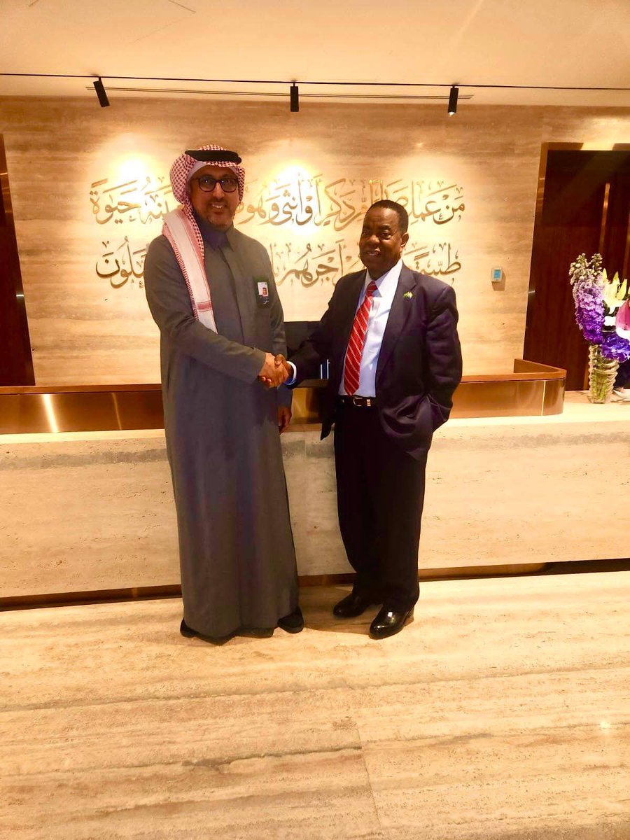 LeoneSaudi's tweet photo. Sierra Leone's Ambassador to KSA, H.E Mohammed Barrie, meets Saudi Deputy Minister of Energy, Dr. Nasser Aldossary, to explore energy partnerships! Discussions focused on boosting Sierra Leone's energy sector with Saudi investment &amp; expertise. https://t.co/XiRiDZTMpl https://t.co/pFSdVA42eB