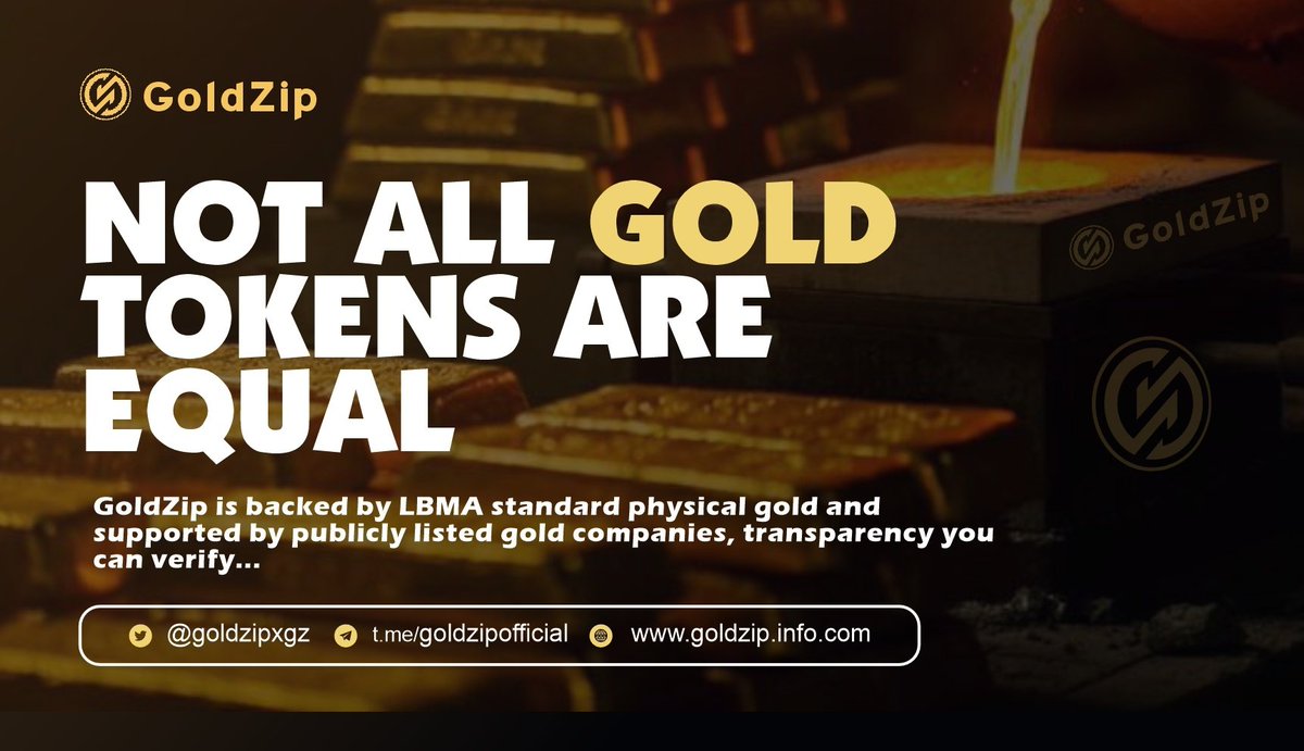 abolajick's tweet photo. GoldZip bridges traditional value and modern technology by allowing fractional ownership of real gold in a crypto wallet. It removes many historical barriers and fits well within the environment on @CoinstoreExc 🔗 https://t.co/dvOwPY6UjL #XGZ #GoldZip #Coinstore https://t.co/U5PCA7iJO5