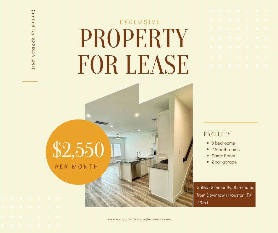_anuel's tweet photo. Back at it… Looking to Buy, Rent or Invest; then gimme a call today!
📲(832)846-4870
#modebepikin #texascigarrealtor #realestate #fyp #igniteyourdreams https://t.co/yvS63HUQ8k
