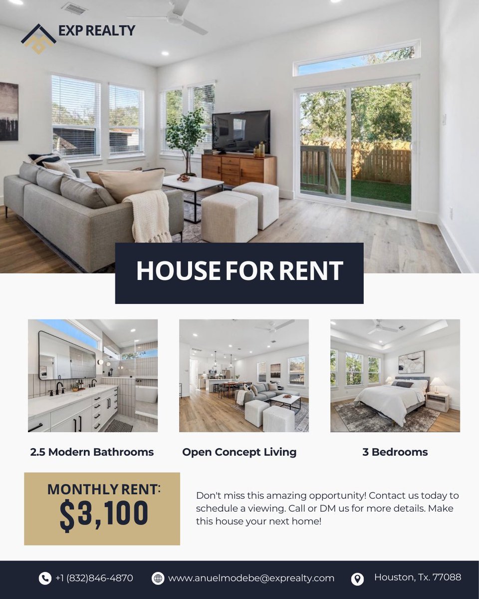 _anuel's tweet photo. Back at it… Looking to Buy, Rent or Invest; then gimme a call today!
📲(832)846-4870
#modebepikin #texascigarrealtor #realestate #fyp #igniteyourdreams https://t.co/yvS63HUQ8k