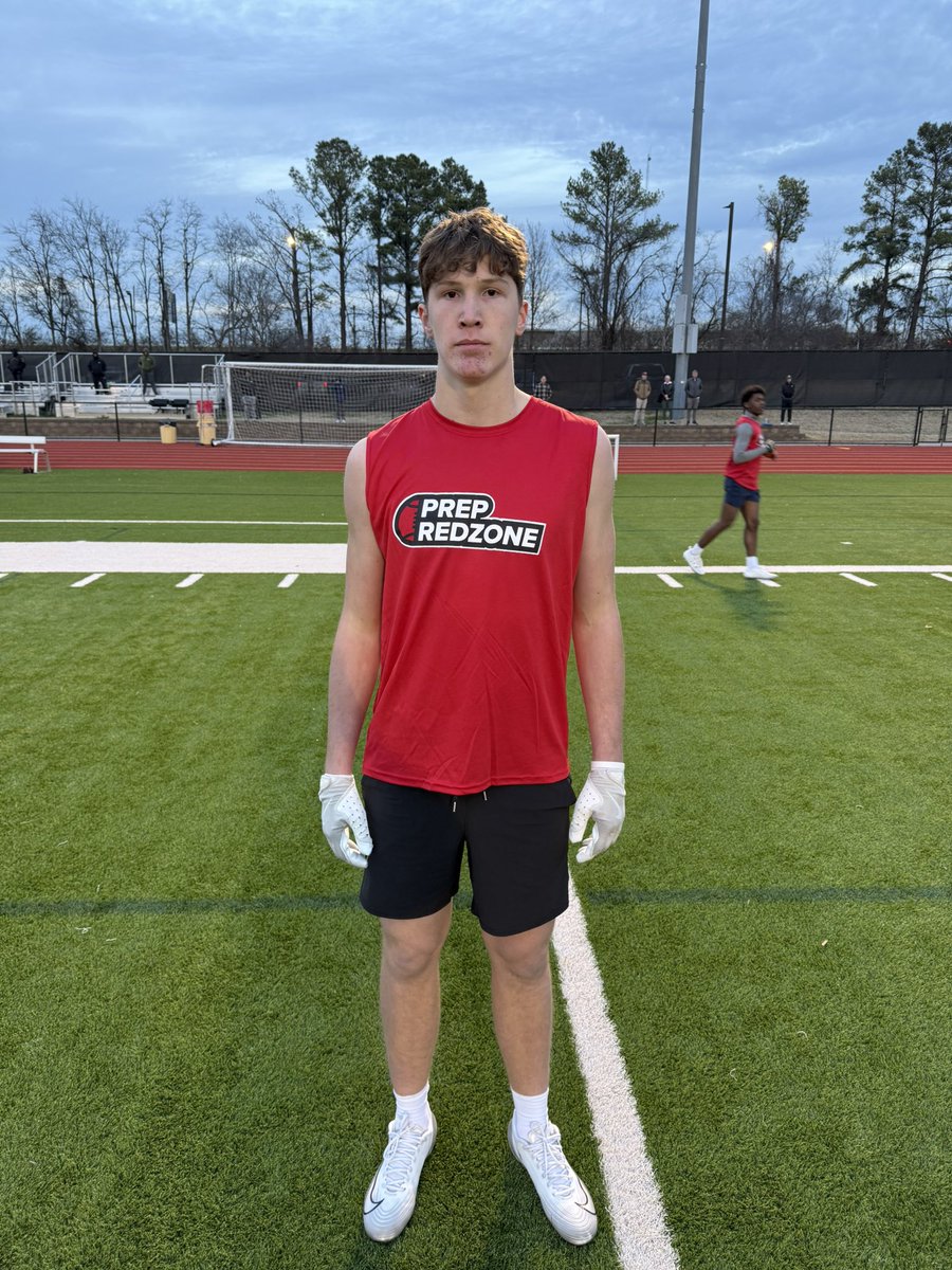 connersmith04's tweet photo. 2028 tight end Jack Clinite is one of the most intriguing players in his class.

6’5, 200-pound TE who moves well, is a solid route runner, has strong hands and a high motor.

After @CliniteJack adds some weight, he could be a very special player for @LAmustangFB.

#PRZStockUpTN https://t.co/R14Cuw5dzK