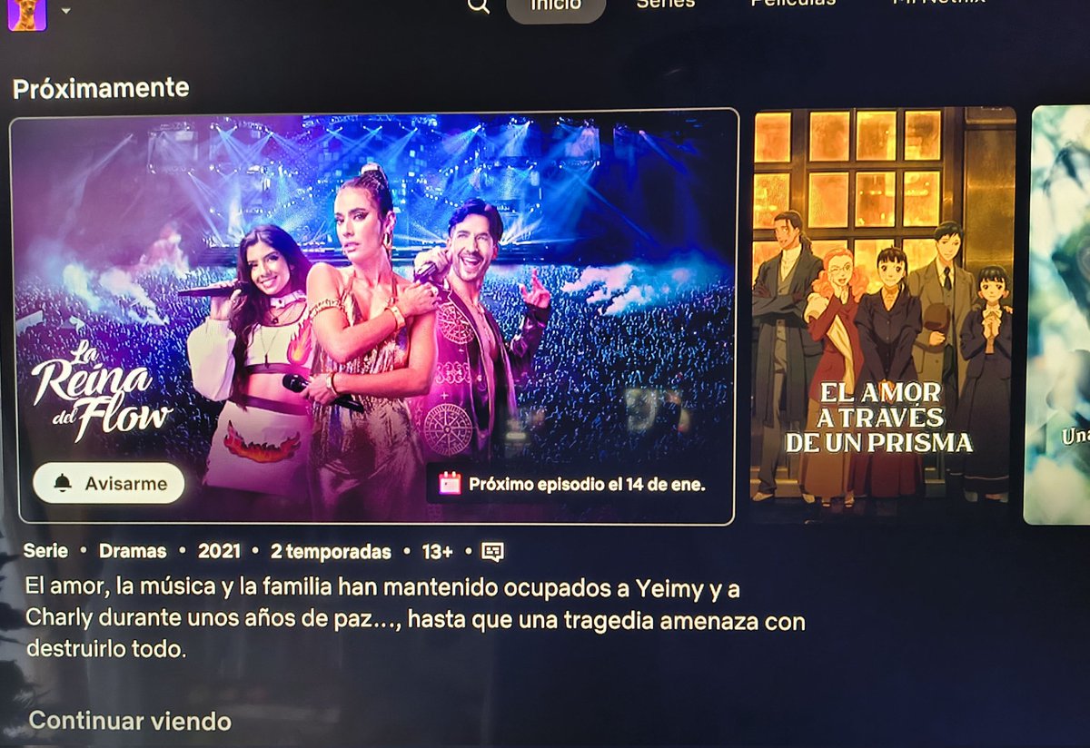 ¿A qué juega <a href="/CaracolTV/">Caracol Televisión</a>? Lleva 2 años anunciando en el canal "María, la caprichosa" y hoy aparece en <a href="/NetflixLAT/">Netflix Latinoamérica</a> al igual que "la reina del flow 3", que estrenará el 14.
🤔
<a href="/iamsoyje/">👾👾⭐</a> <a href="/jalumen35/">jairo mendoza</a> <a href="/CentralPlusCo/">Central Plus • Más que pantalla</a> <a href="/lurangelTV/">lurangelTV</a> <a href="/realistarating/">Realista tv</a> <a href="/Elchico14875809/">El chico</a> <a href="/juandag1981/">[JUAN DAVID GUZMÁN™]</a> <a href="/chamburcy16/">Erago</a>