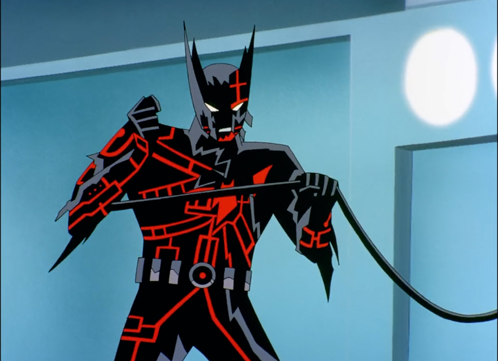 BlazeBinges's tweet image. Battle Damaged Batman Beyond