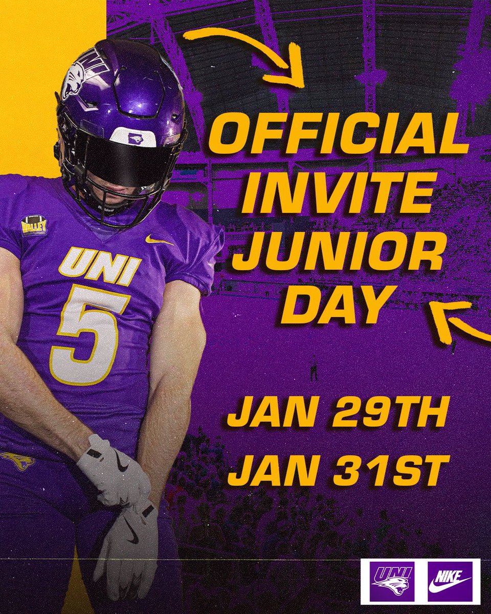 Thank you for the invite!! <a href="/UNIFootball/">UNI Football</a> <a href="/CoachKHodges/">Kevin Hodges</a>