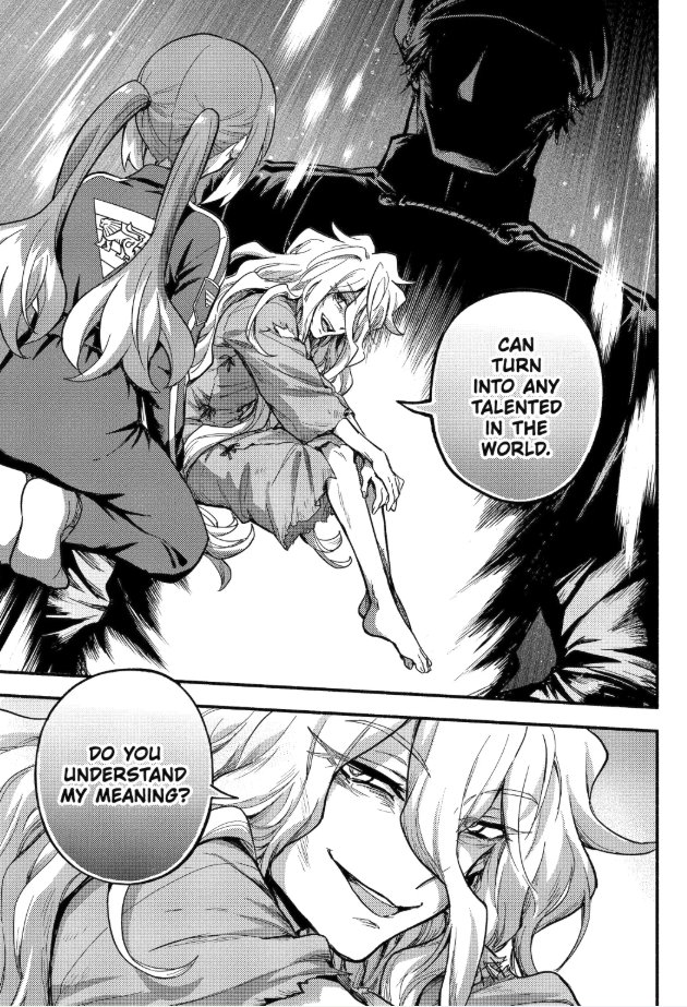 DailyTalentless's tweet image. Talentless Nana chapter 115 spoilers

.

.

.

.

.

.

.

.

.

I like that Nana figured out Tsuruoka's talent for herself before Rin came in, it's a lot more interesting watching her figure the puzzle out than just being told the answer