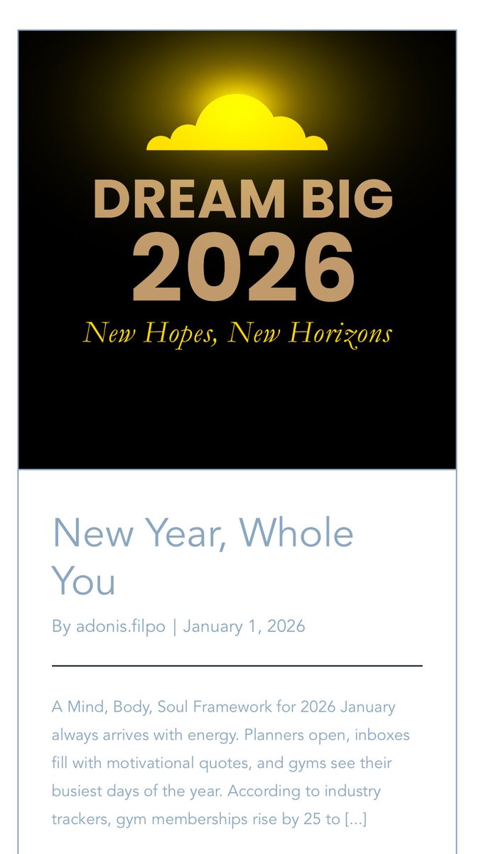 Adonis's tweet image. Mind, Body &amp;amp; Soul 2026

adonisfilpo.com/new-year-whole…
