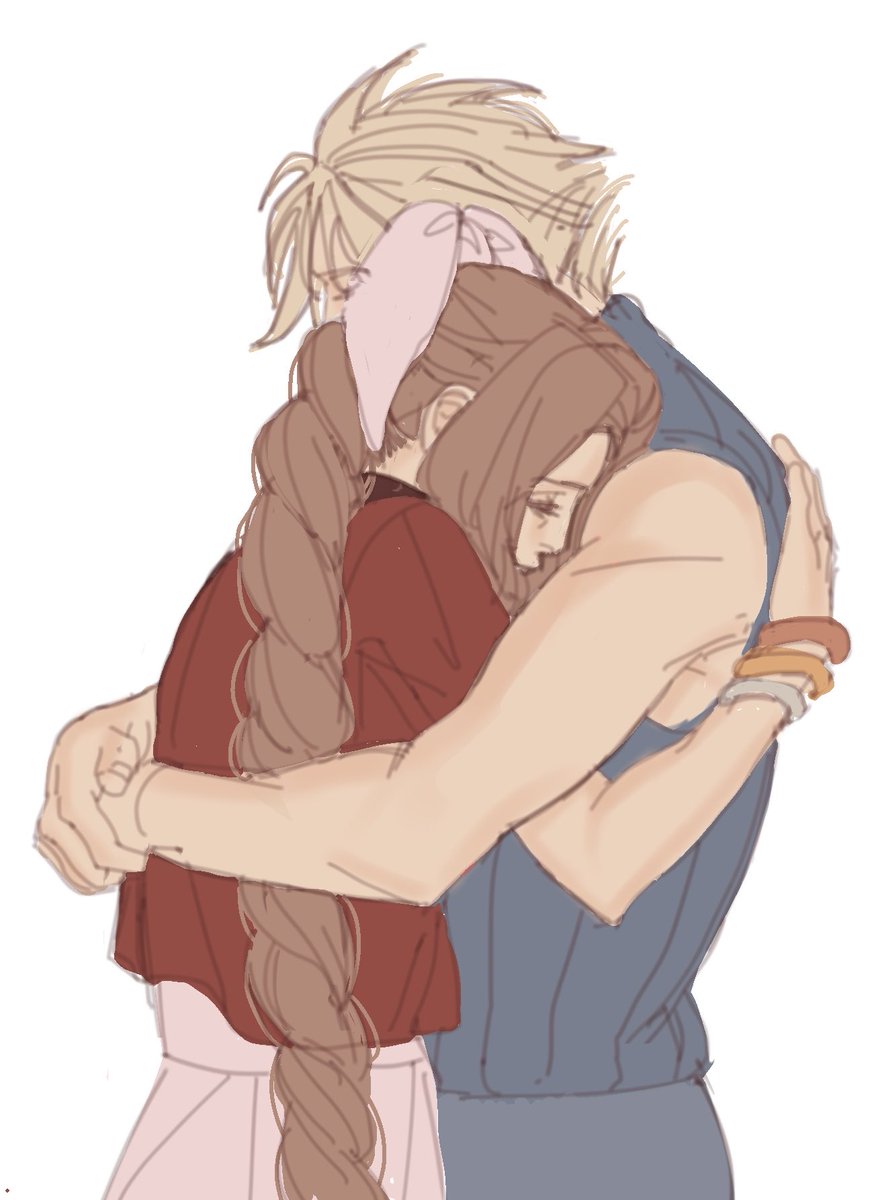 sana31330's tweet image. A Warm Embrace 
#Clerith #FF7R